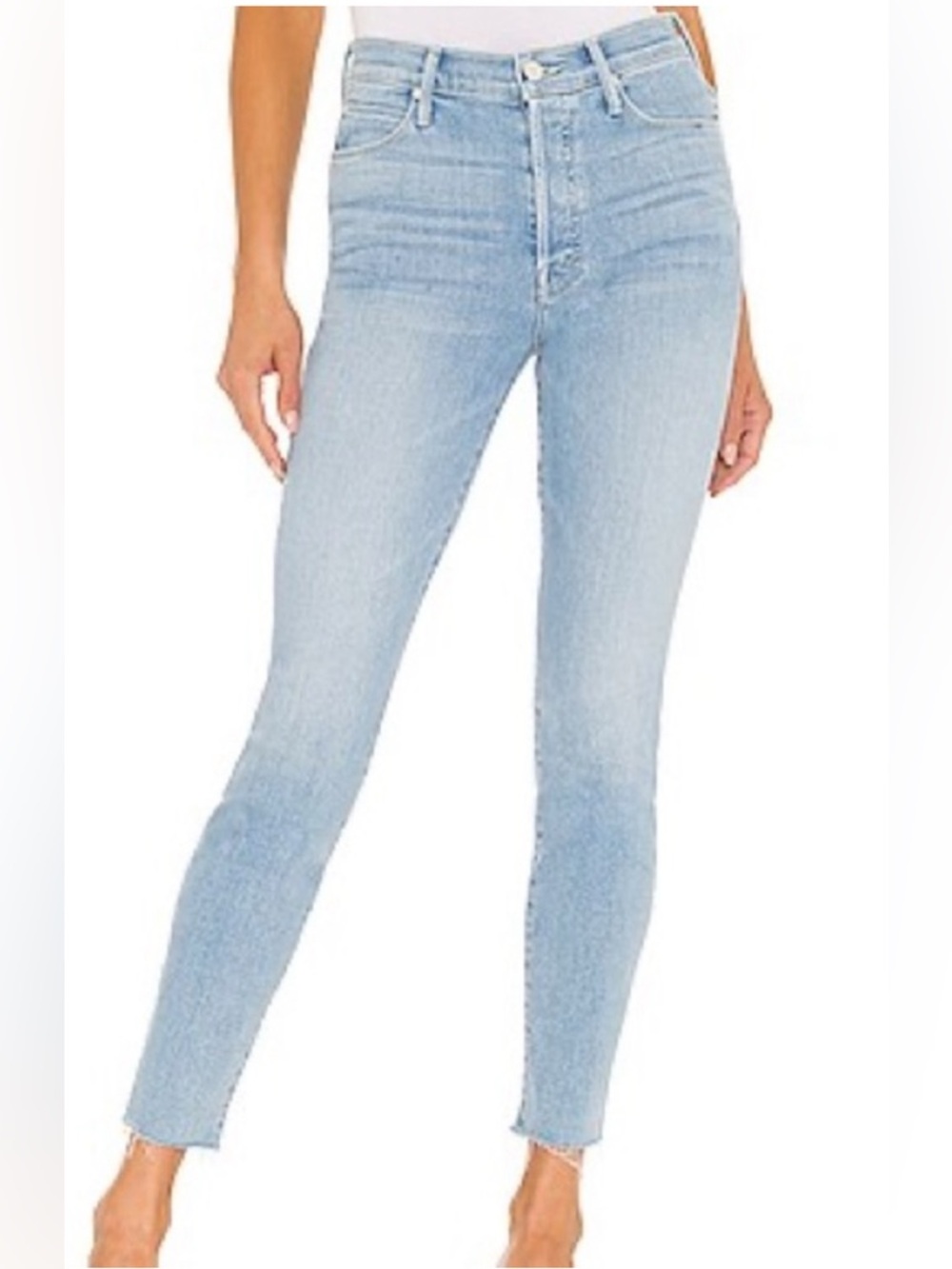 MOTHER The Stunner Ankle Fray Jeans Size 31